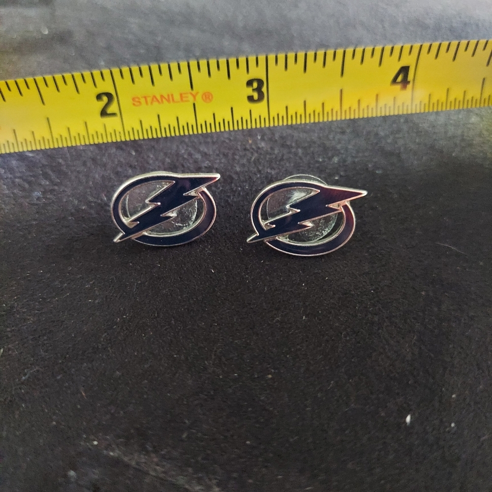 Tampa Bay Lightning earrings